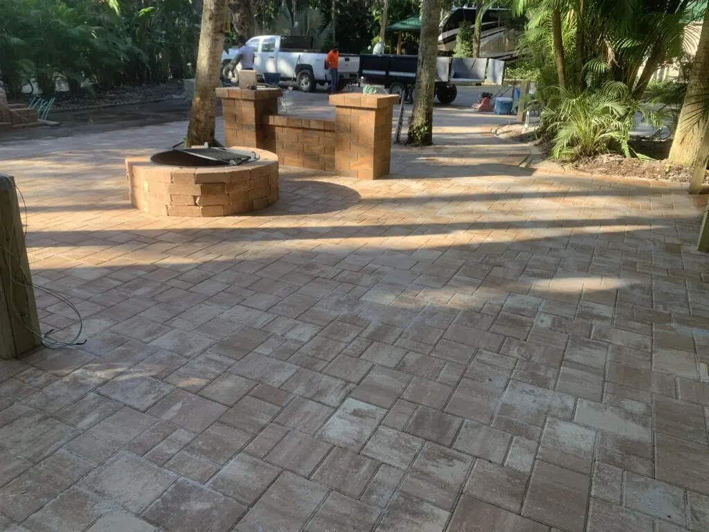 Finished outdoor space