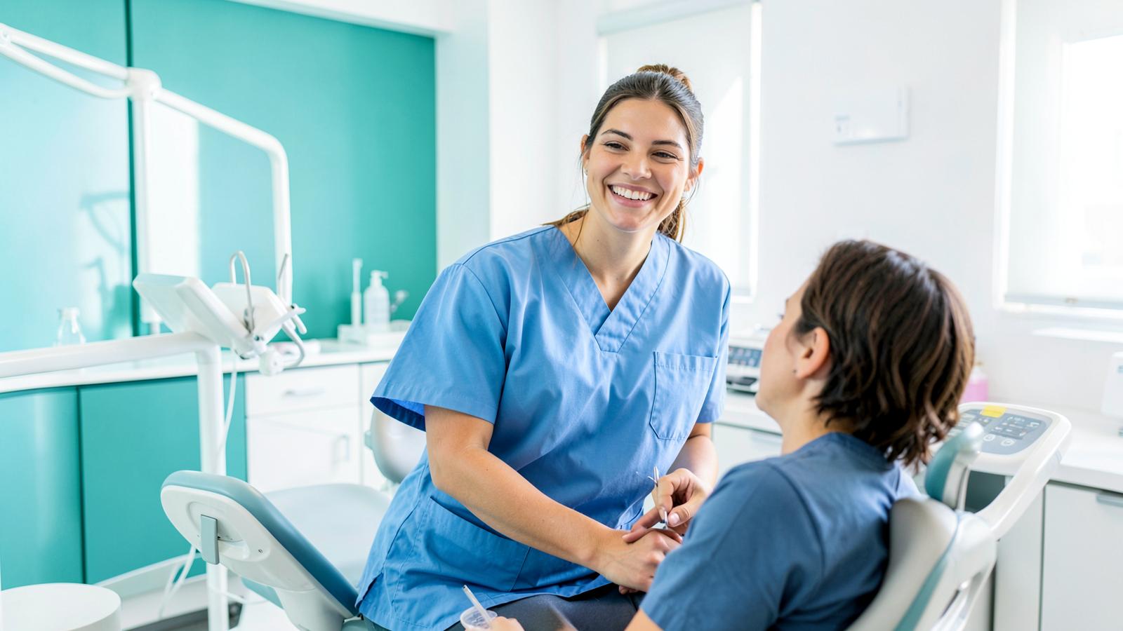 Dentox dentist treating a patient
