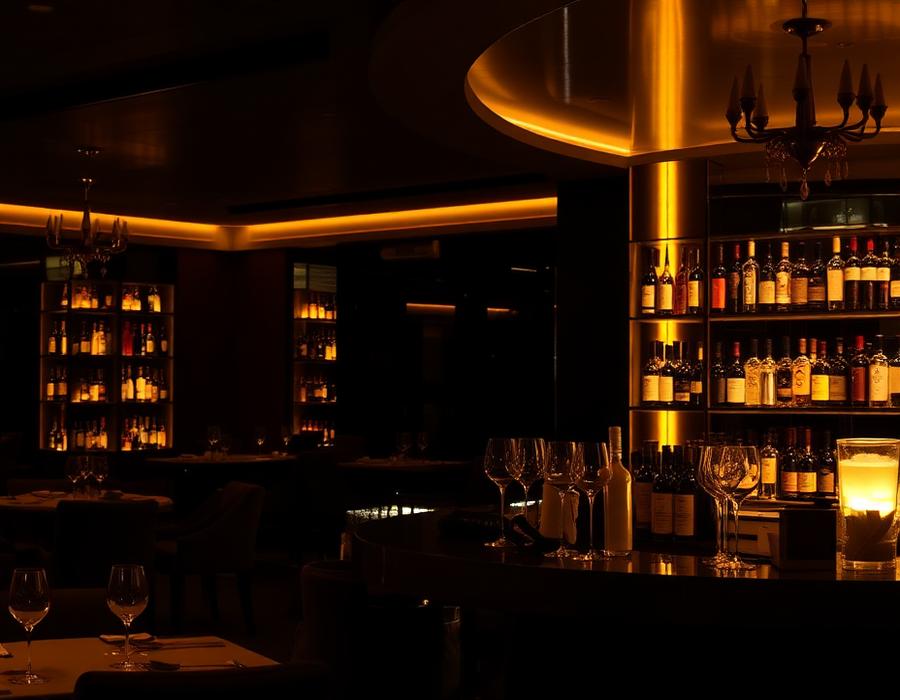 The back bar