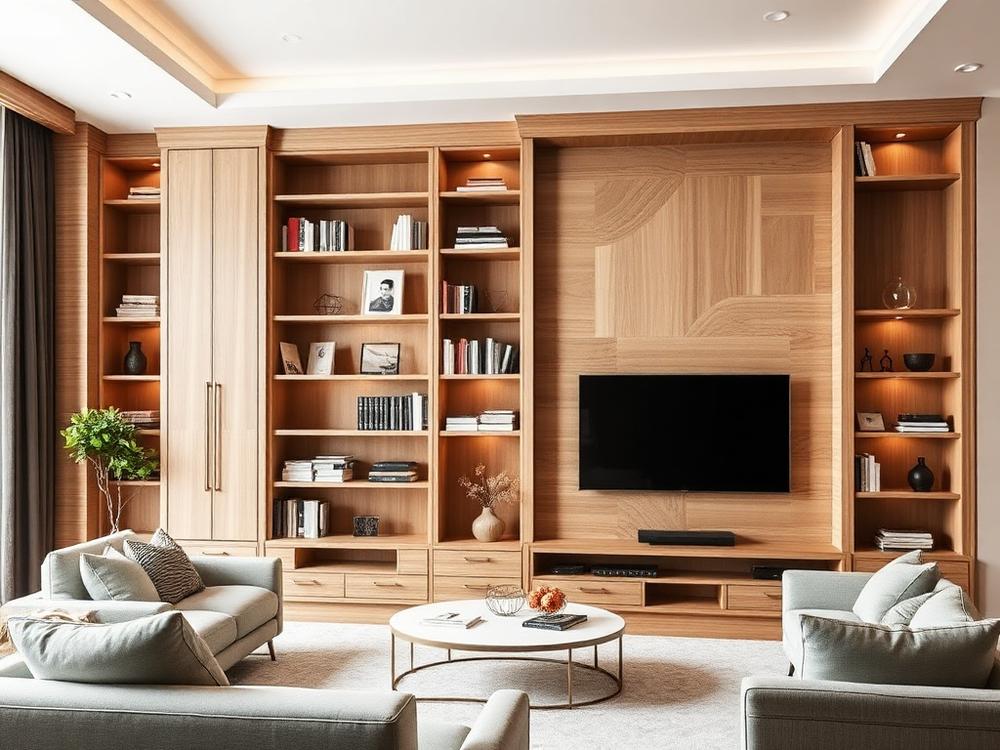 Built-in media wall — Lake Nona