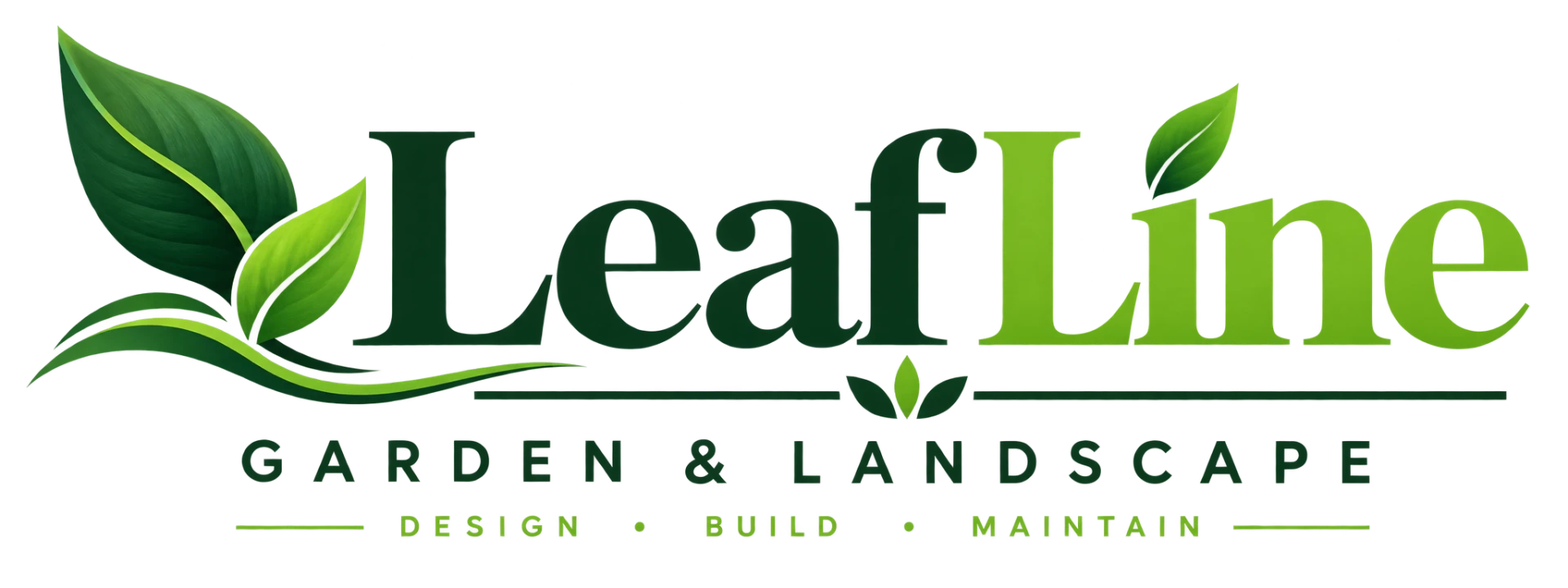 LeafLine Garden Landscaping logo