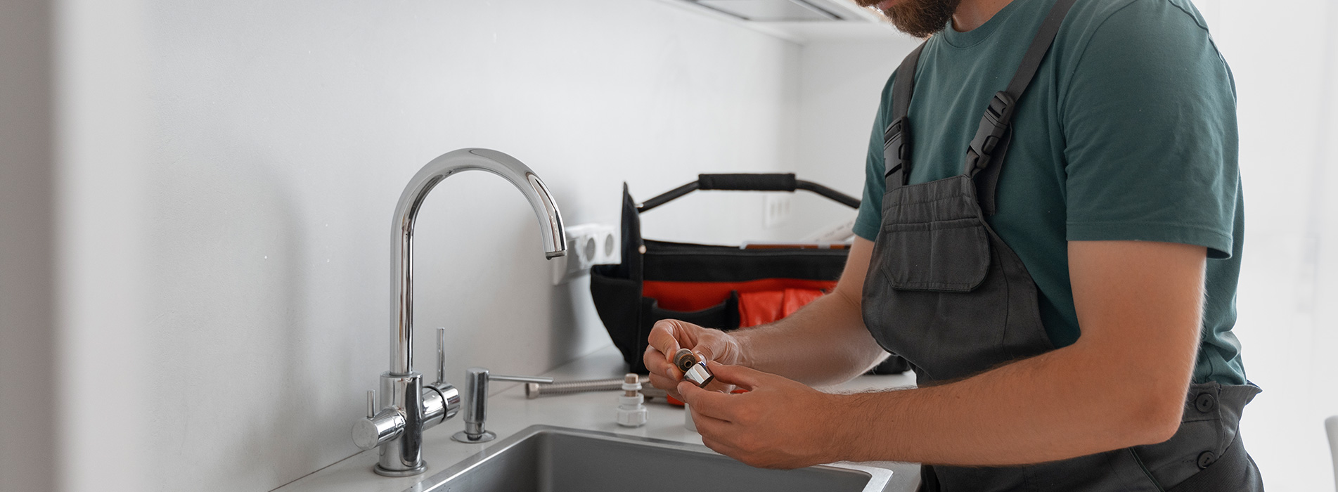 Kitchen drain repair