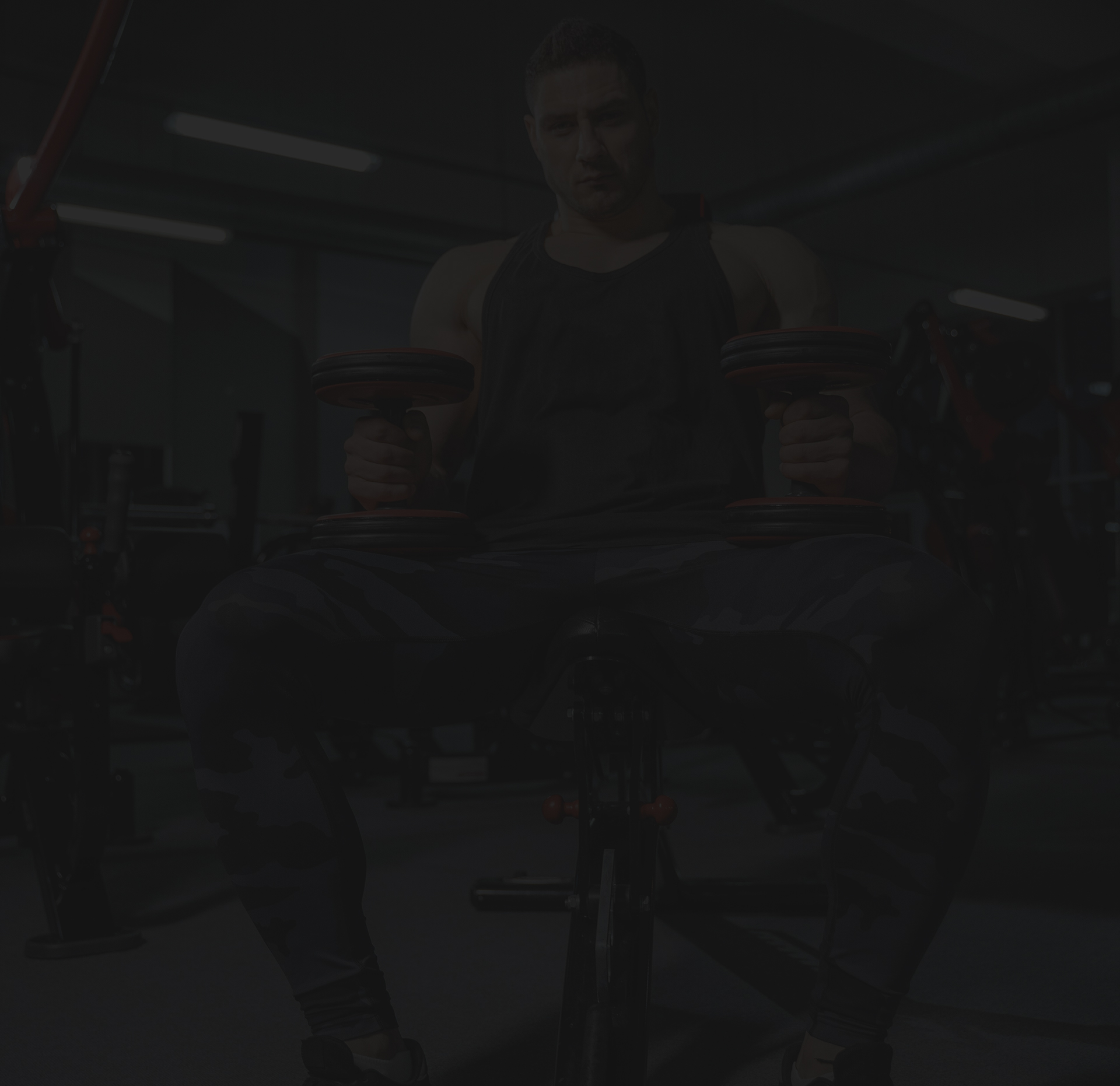Gym members training on the main floor