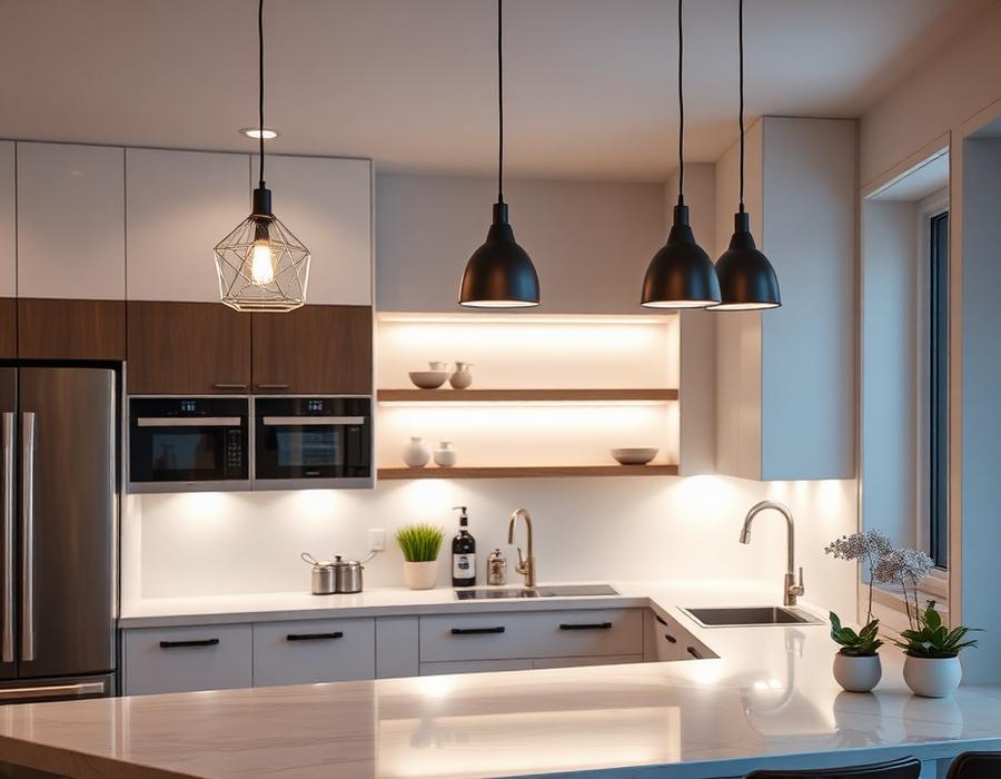 Kitchen lighting remodel