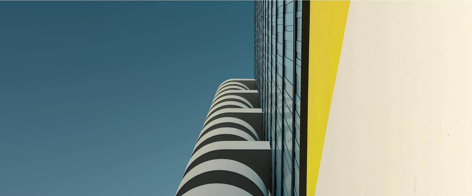 Modern architectural building exterior