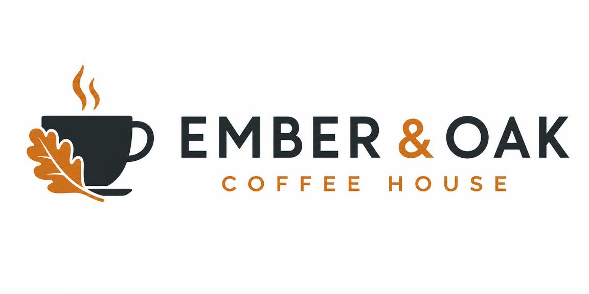 Ember & Oak Coffee House logo