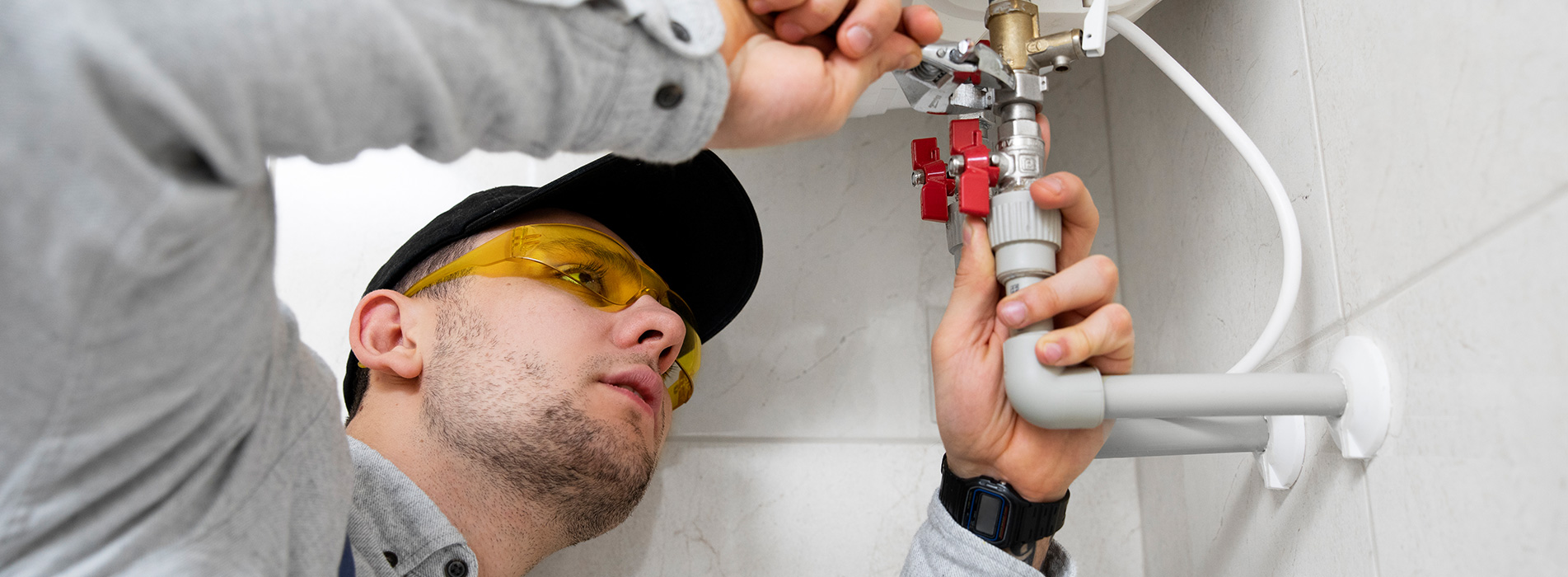 Water heater connection service