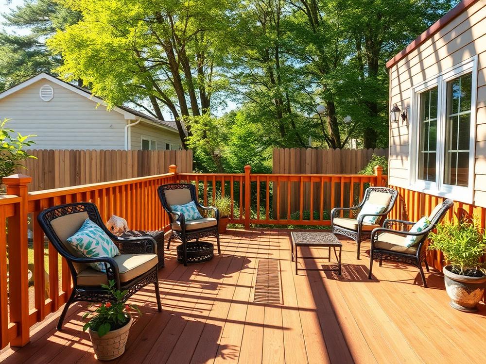Deck rebuild and re-stain — Oviedo