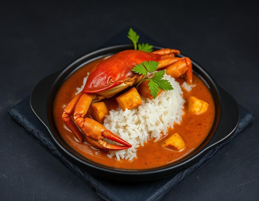 Crab with Curry Sauce