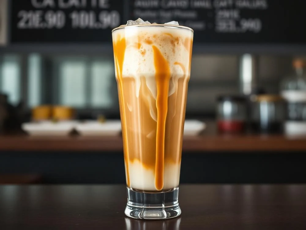 Iced Caramel Latte